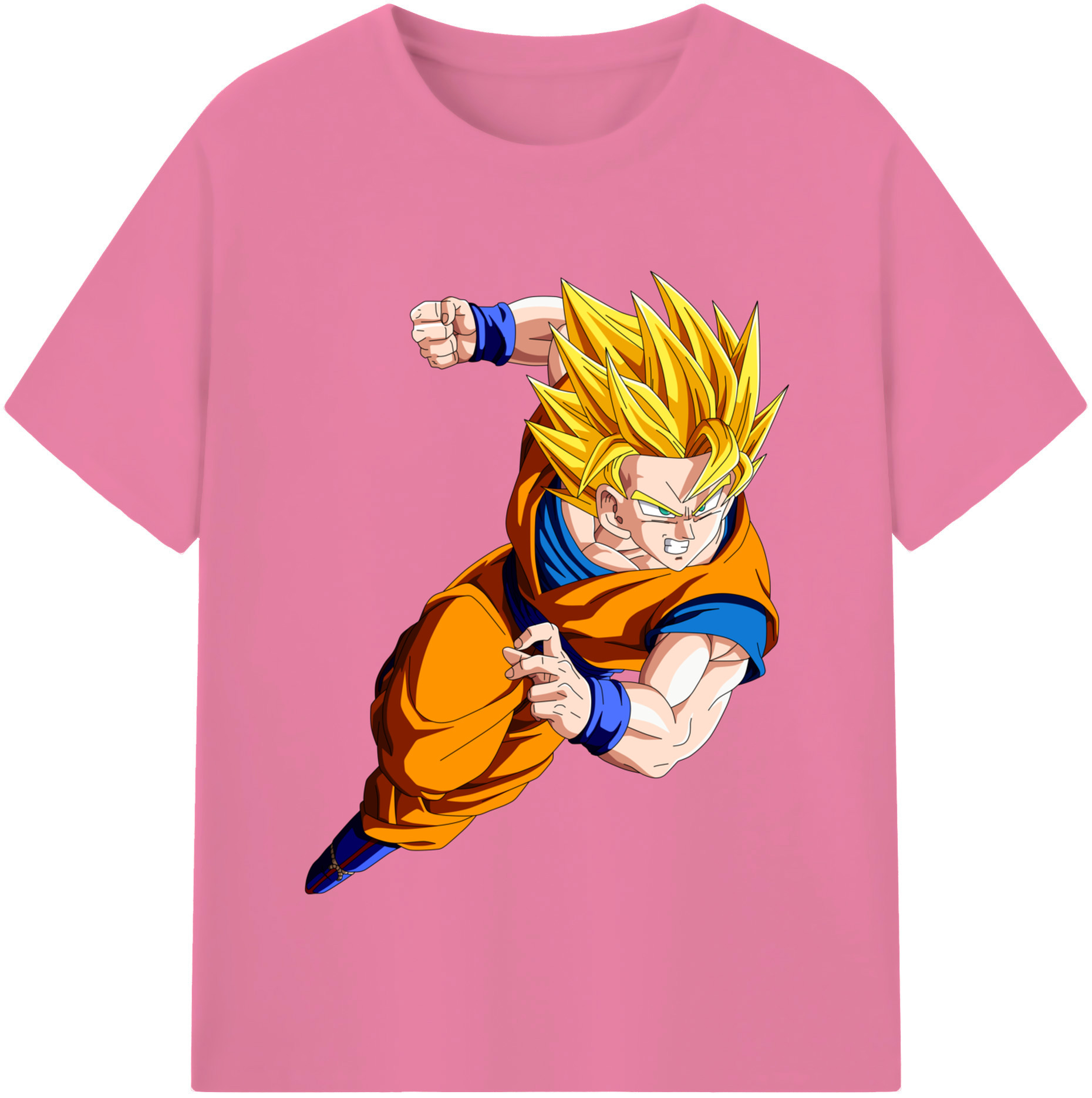 （画像用） ドラゴンボール 孫悟空（そん ごくう）Son Goku カカロット DRAGON BALL Kakarotto 綿100％半袖Tシャツ（フロントプリント）